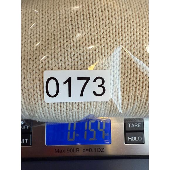 Lauren Ralph Lauren Mercerized Cotton Sweater L Cream Minimalist Y2K - Picture 6 of 6